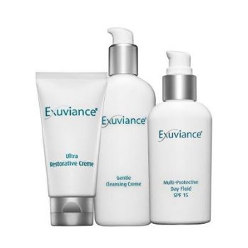 Exuviance  on white background