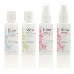 Blow  on white background