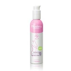 Mustela  on white background