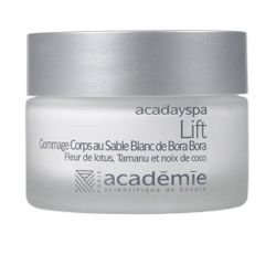 Academie Paris Acadayspa Body Peeling with Bora Bora White Sand Jar 200 ml – 6.7 fl.oz Academie Paris on white background