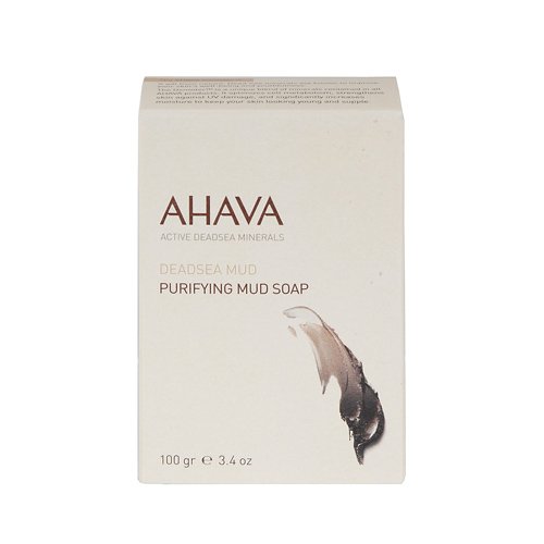 Ahava Purifying Mud Soap, 100ml/3.3 fl oz Ahava on white background