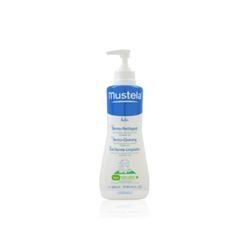 Mustela  on white background