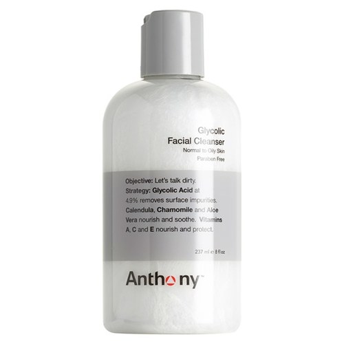 Anthony Logistics Glycolic Facial Cleanser, 237ml/8 fl oz Anthony Logistics Glycolic Facial Cleanser on white background