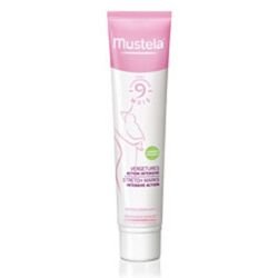 Mustela  on white background