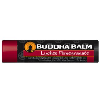 Naturally Yours Buddha Balm Lychee Pomegranate on white background