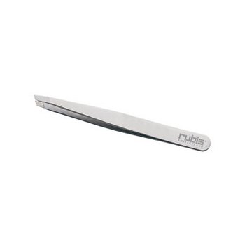Rubis Switzerland Tweezer Slanted Tip 3.75 Inch Stainless Steel Rubis Switzerland on white background