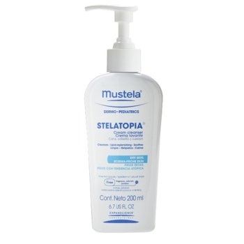 Mustela  on white background