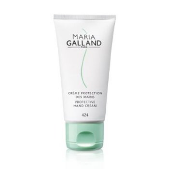 Maria Galland  on white background