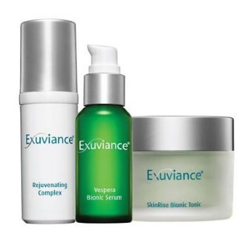 Exuviance  on white background