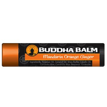 Buddha Balm Mandarin Orange Ginger, 4g/0.15 oz Naturally Yours Buddha Balm Mandarin Orange Ginger on white background
