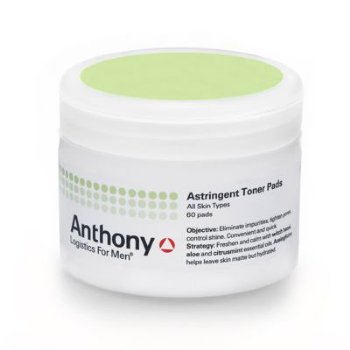 Anthony Logistics Astringent Toner Pads 60 Pads Anthony Logistics on white background