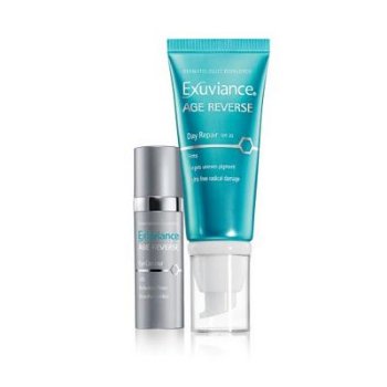 Exuviance  on white background